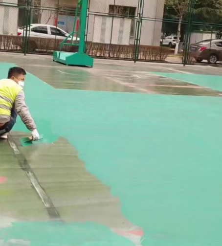 大兴球场地面翻新
